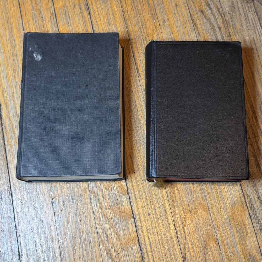 Lot of 2 German Bibles Die Bibel Martin Luther Translation Hardcover 1975 1978
